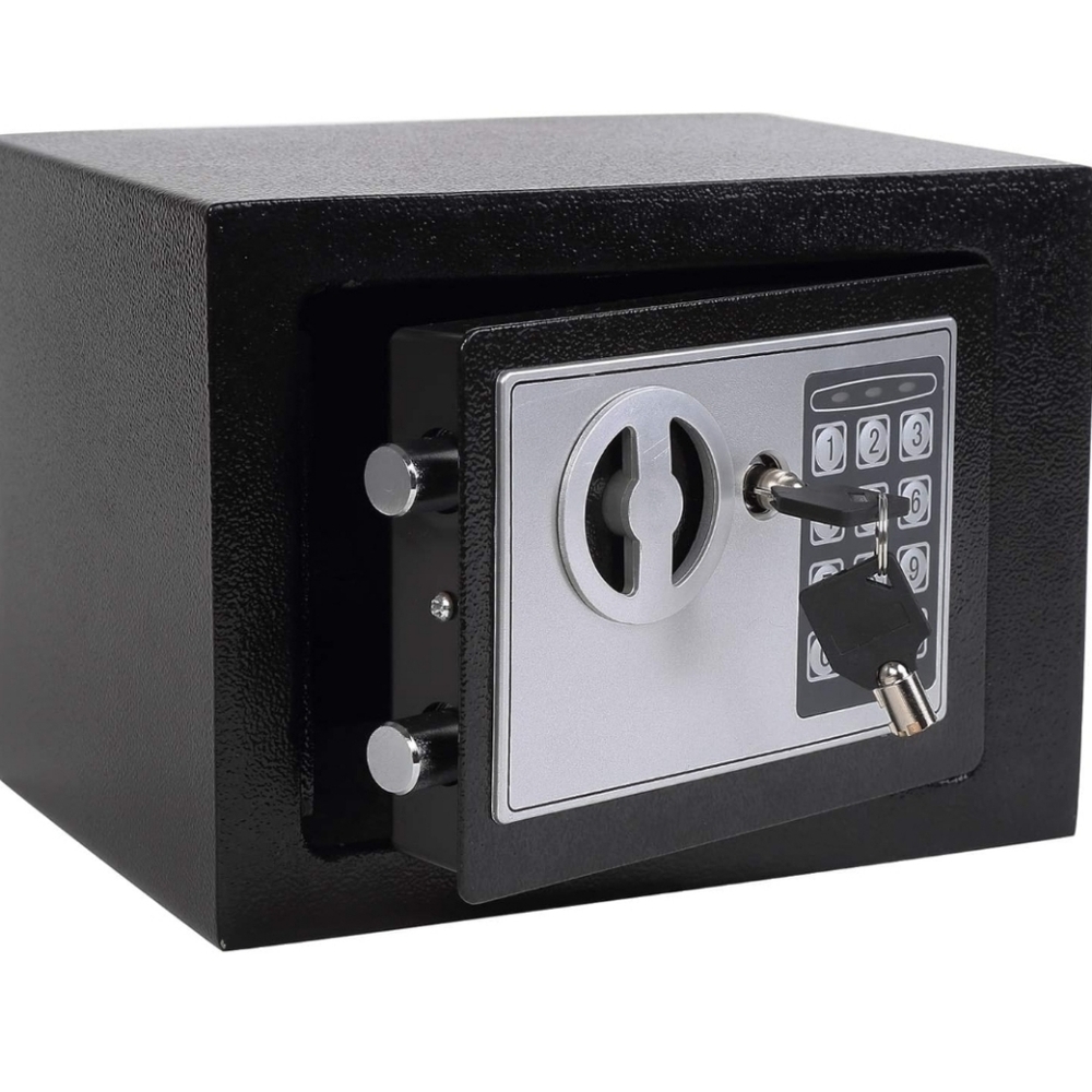 Digital Security Black and Silver Security Safe with Keypad